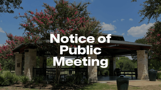 Notice of Public Meeting